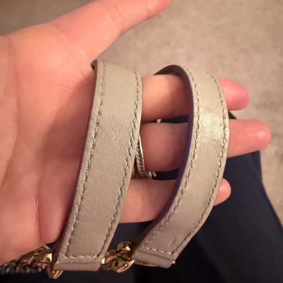 Tory Burch Quilted cream color  Tote Bag - Picture 10 of 12